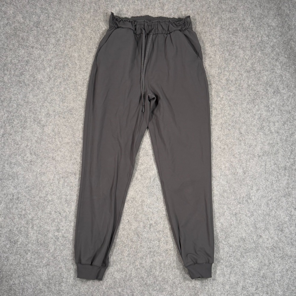 Lululemon Athletica Graphite Grey Stretch High Rise Joggers Women's Size 4
